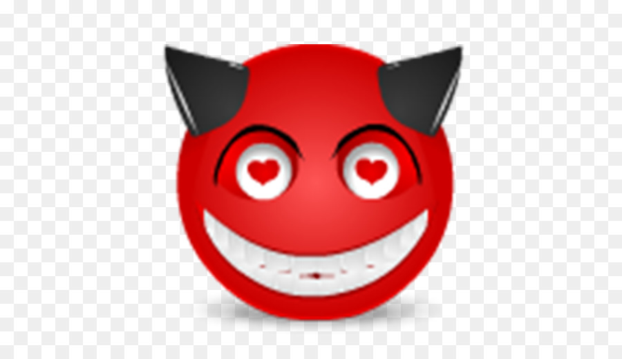 Emoji Du Diable，Rouge PNG