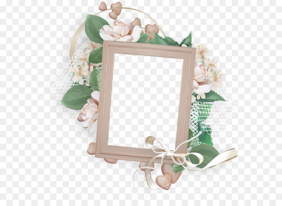 Cadre Photo，Fleurs PNG