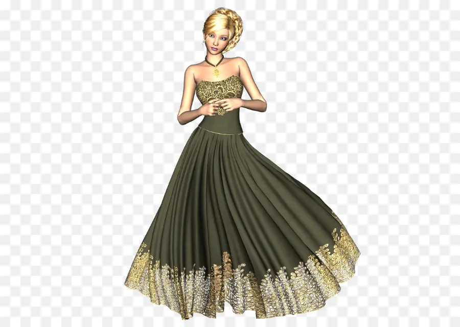 Femme En Robe，Mode PNG