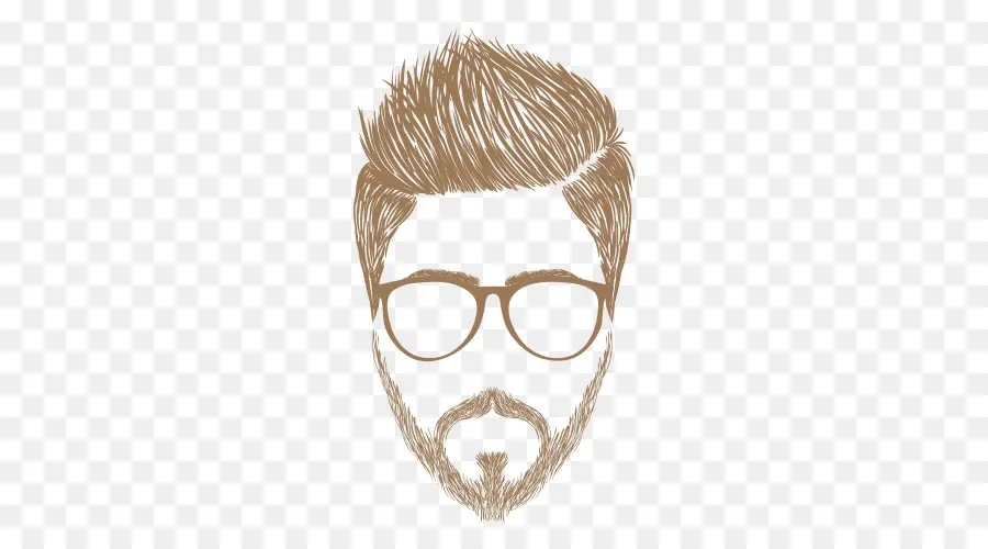 Barbe，Lunettes PNG