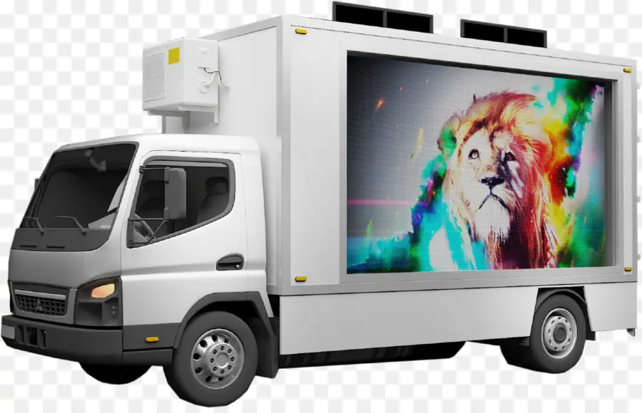 Camion Publicitaire，Publicité PNG