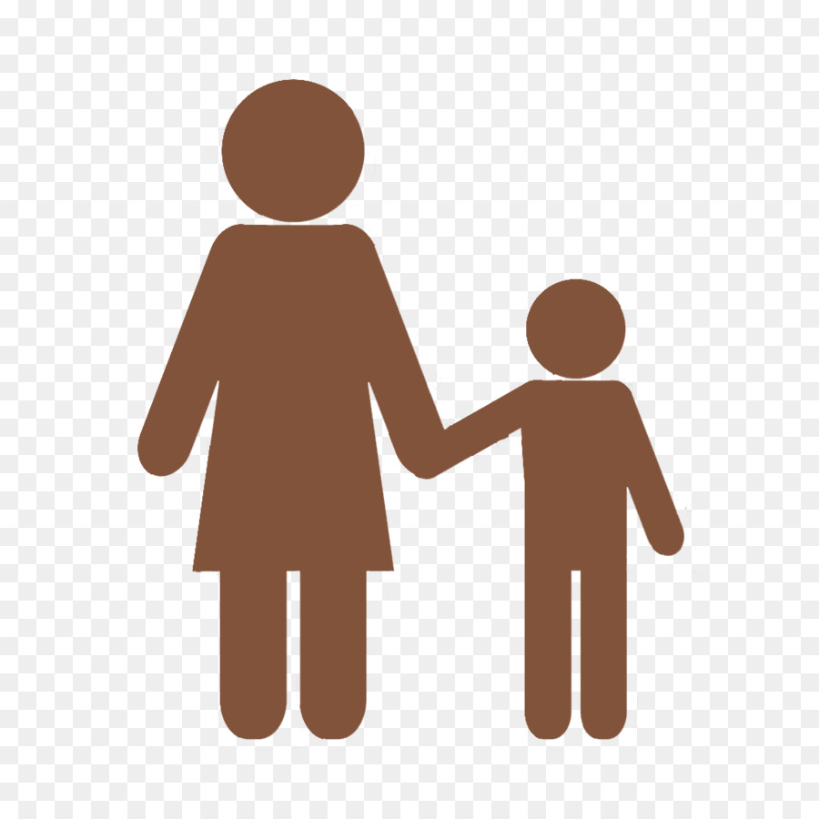 Femme Et Enfant，Silhouette PNG