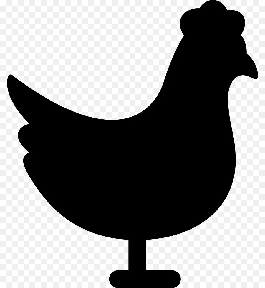 Poulet，Silhouette PNG
