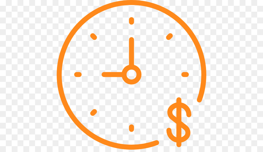 Horloge Avec Signe Dollar，Temps PNG