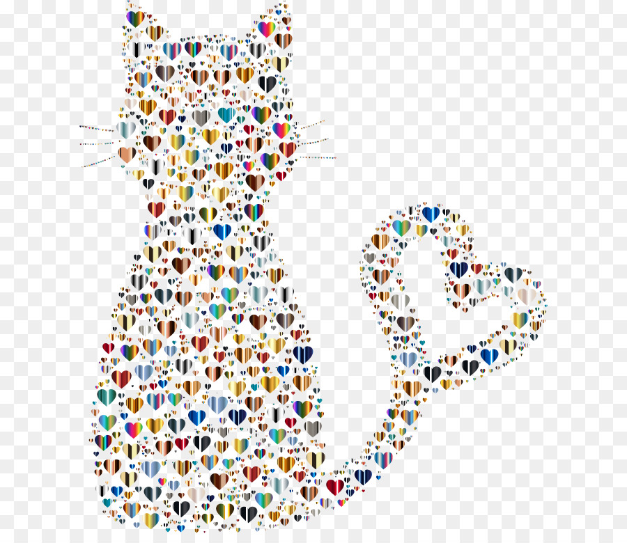 Chat Coeur，Cœurs PNG