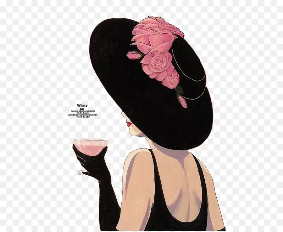 Femme Au Chapeau，Chapeau PNG