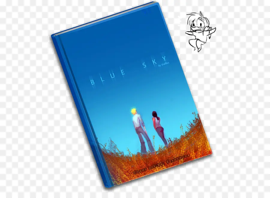 Livre Ciel Bleu，Couverture PNG