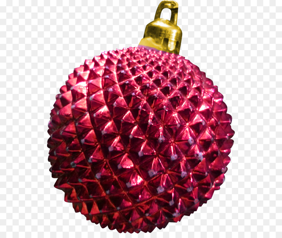 Ornement De Noël，Magenta PNG