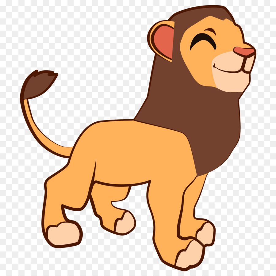 Lion Bleu，Dessin Animé PNG