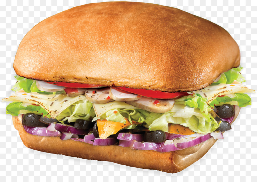 Burger Au Poulet，Sandwich PNG