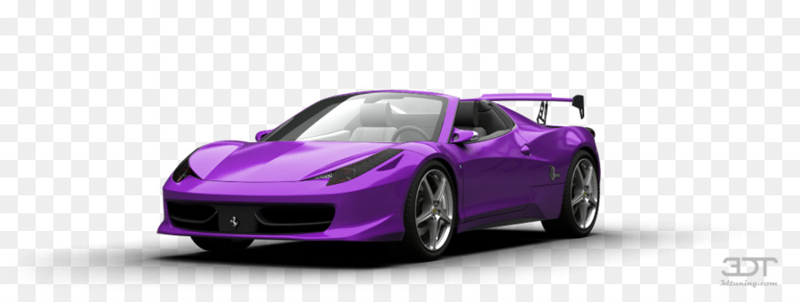 Voiture Violette，Voiture De Sport PNG