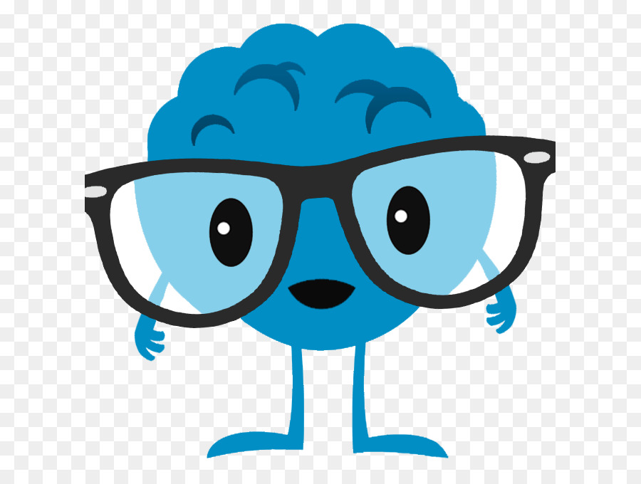 Cerveau Bleu，Lunettes PNG