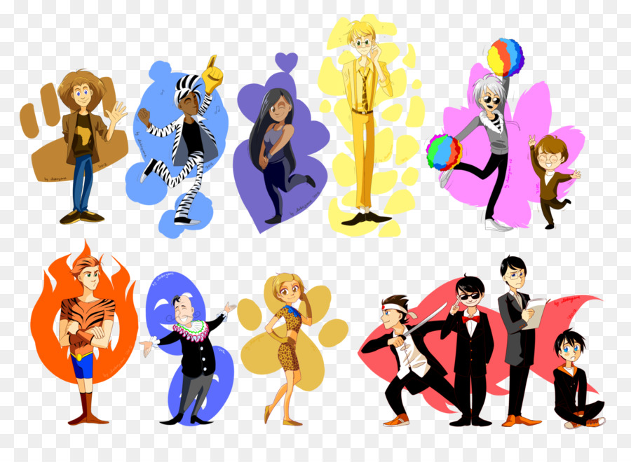 Personnages De Dessins Animés，Animation PNG