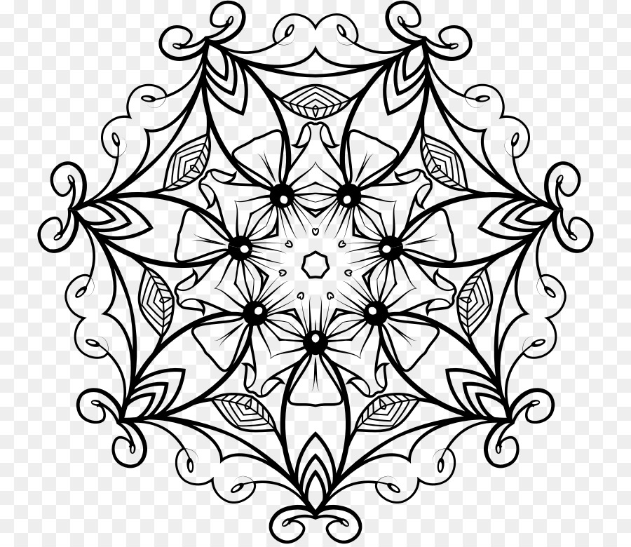 Mandalas，Floral PNG