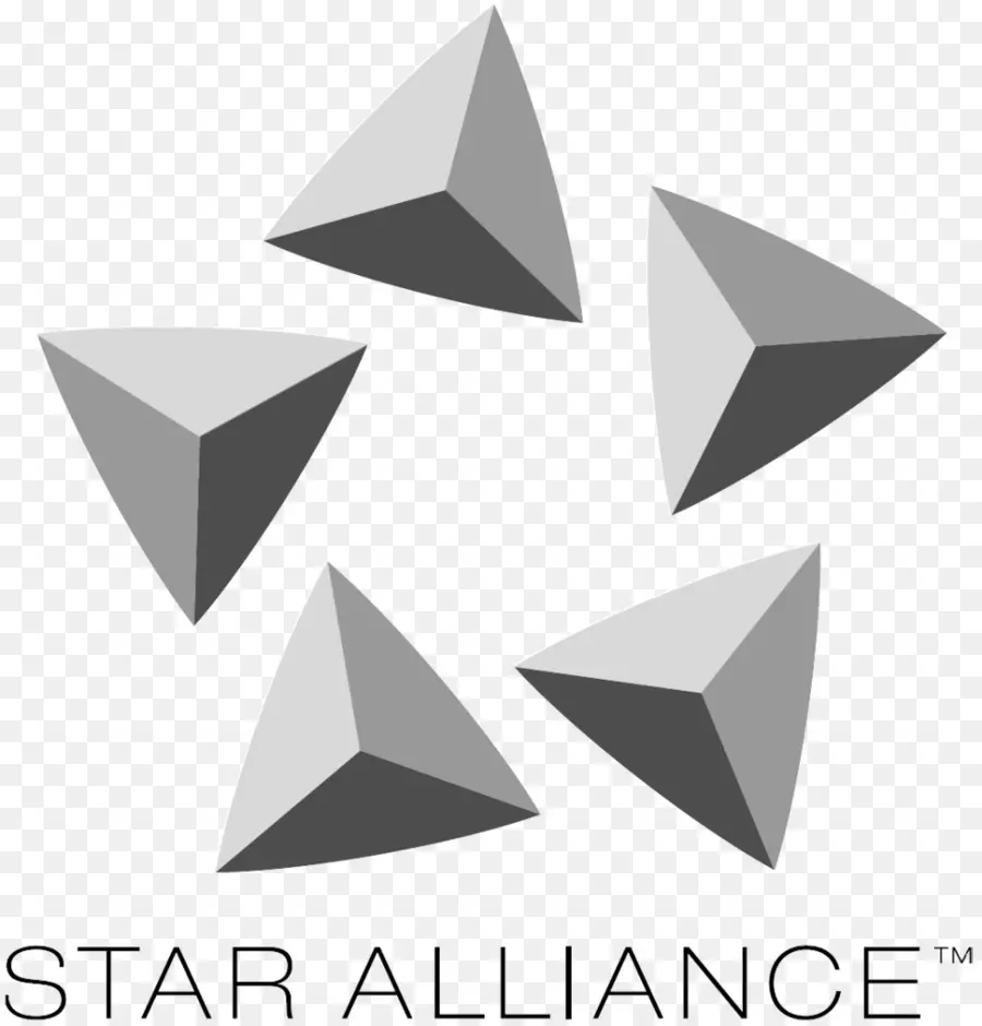 Logo Star Alliance，Compagnie Aérienne PNG