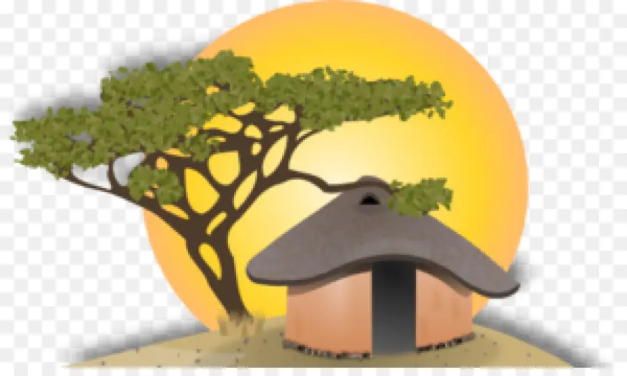 Cabane Et Arbre，Cabane PNG