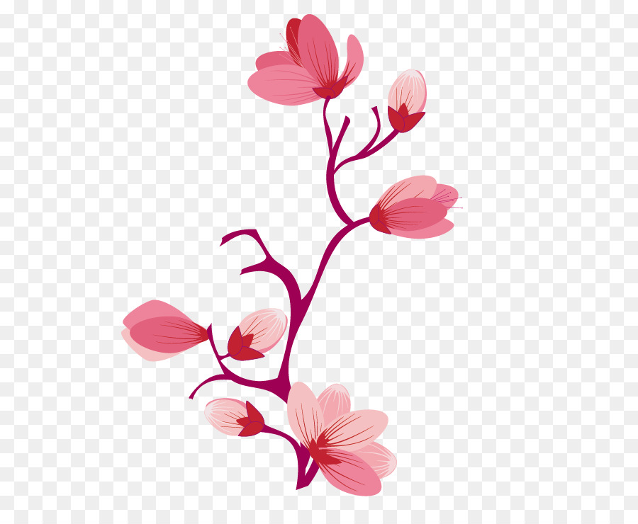 Branche De Fleurs，Fleurir PNG