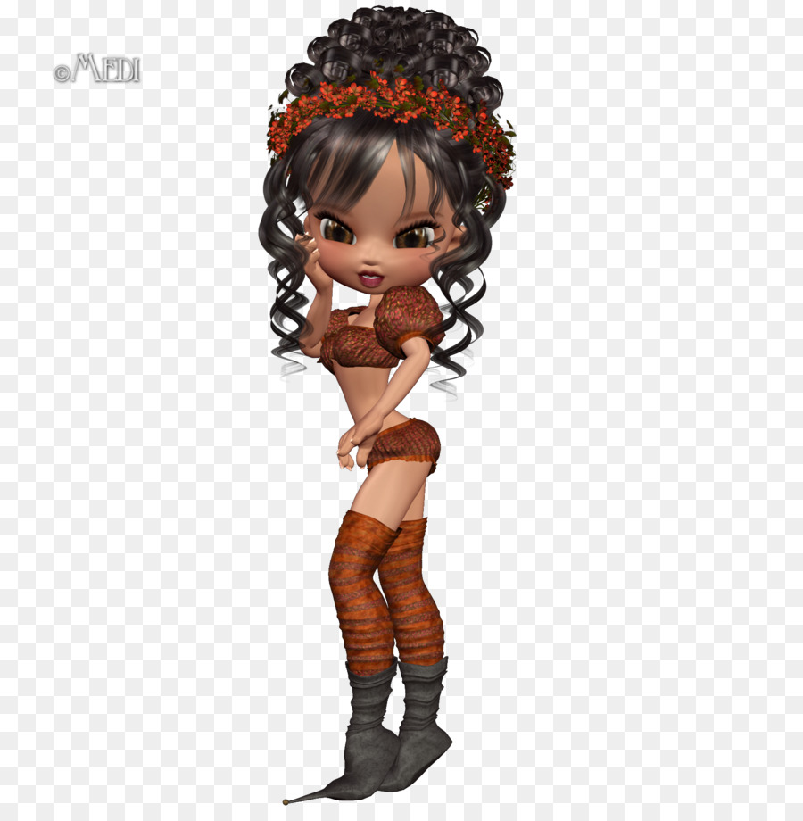 Cheveux Bruns，Figurine PNG