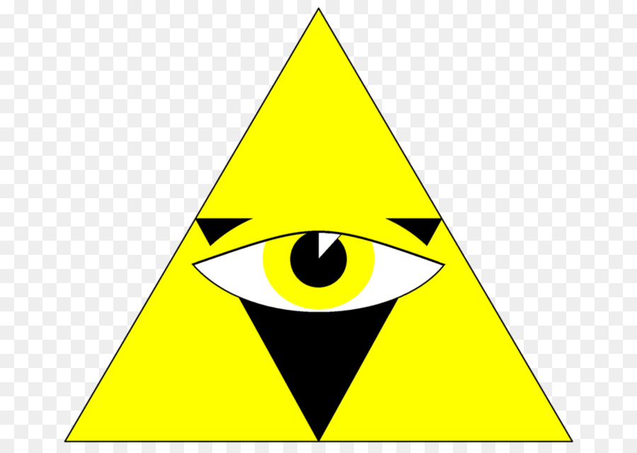 Oeil Triangle Jaune，Œil PNG