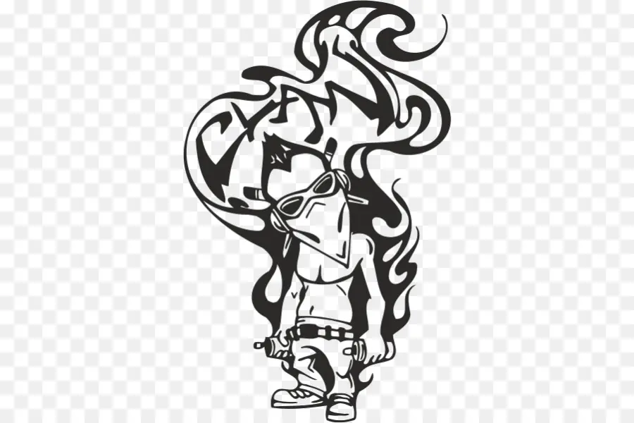 Personnage De Graffiti，Art De Rue PNG