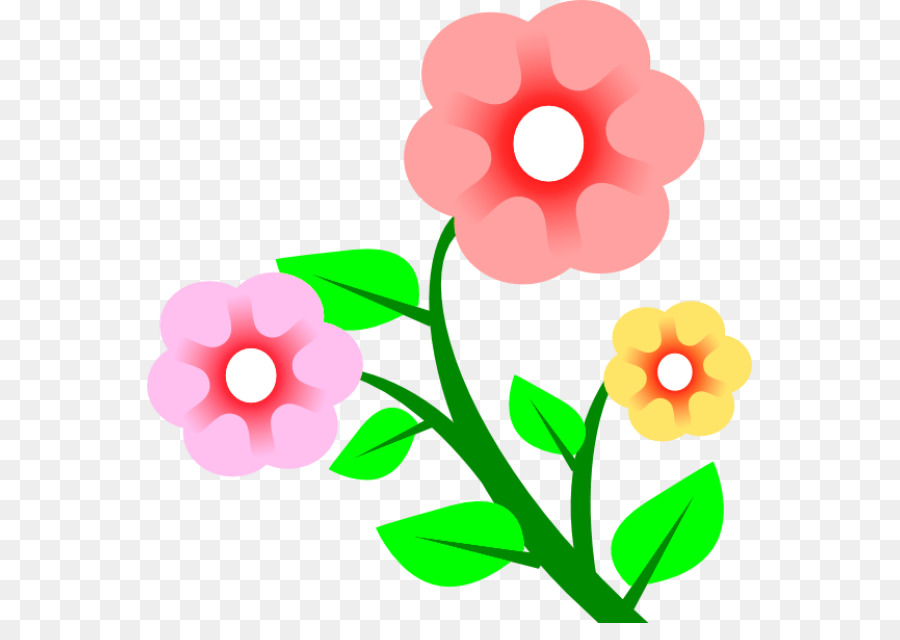 Fleurs Colorées，Rose PNG