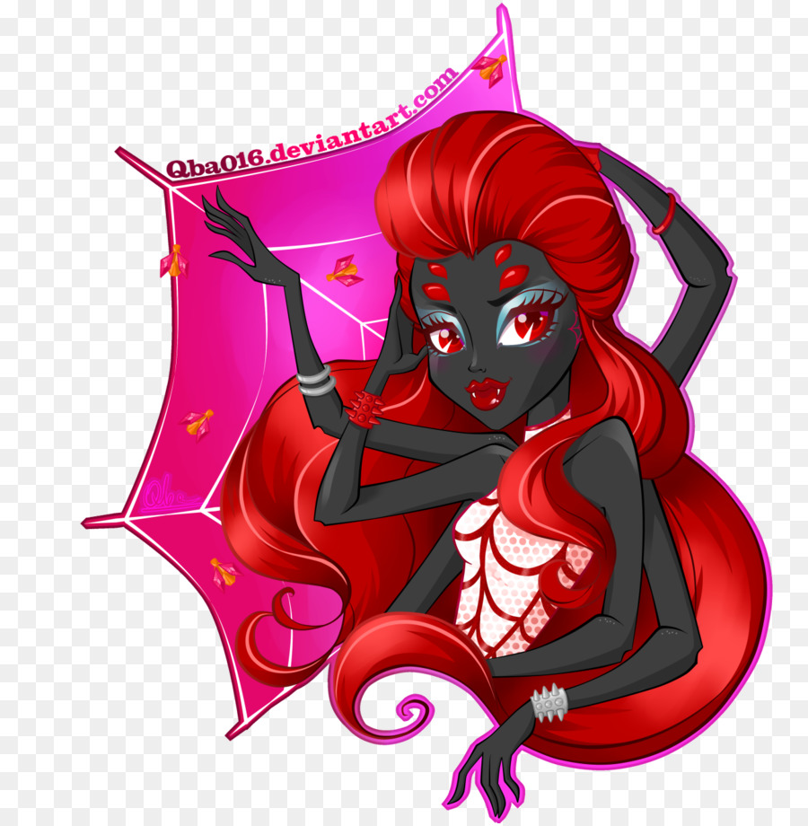 Monster High Wydowna Spider，Goule PNG