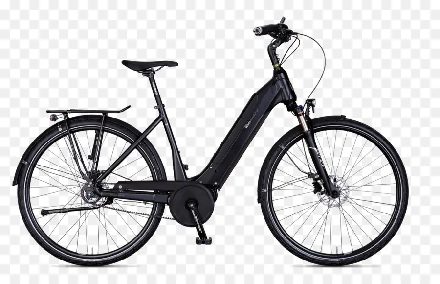 Vélo électrique，Noir PNG