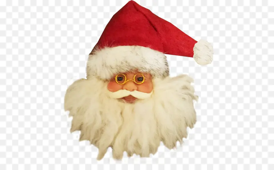 Visage Du Père Noël，Père Noël PNG