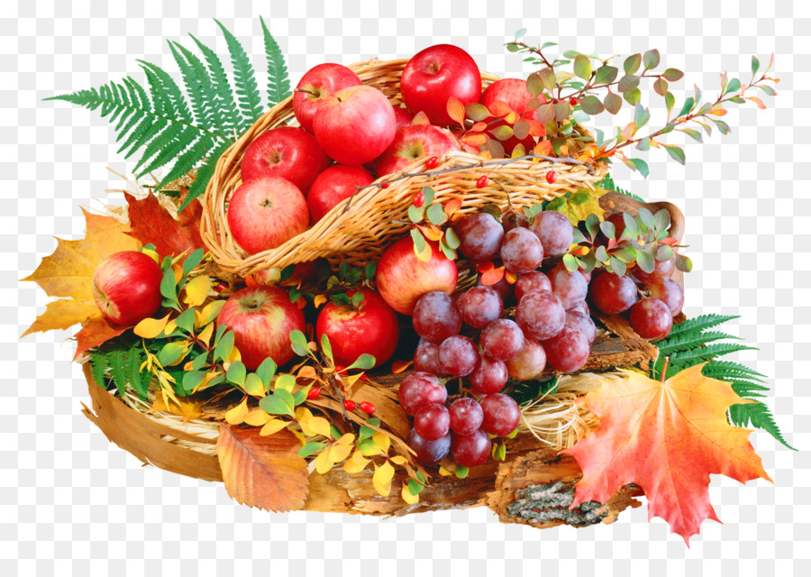 Corbeille De Fruits，Pommes PNG