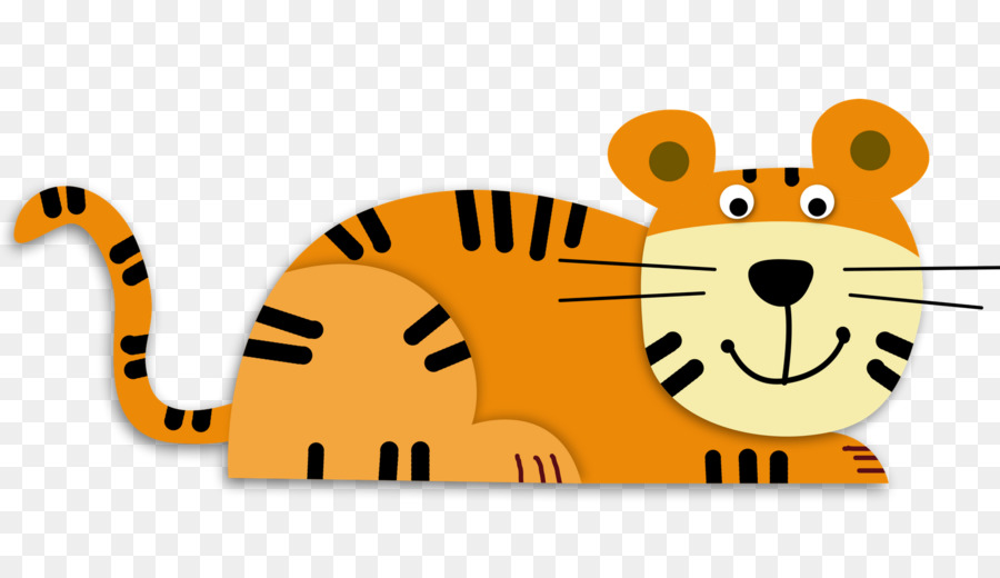 Tigre Mignon，Dessin Animé PNG