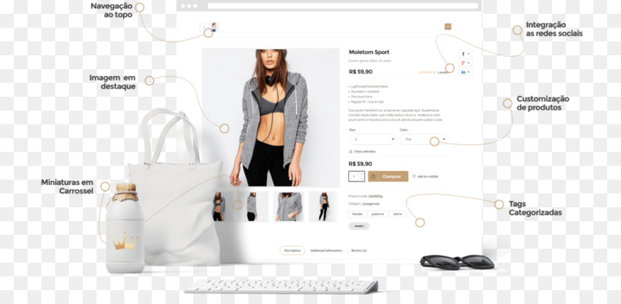 Ecommerce，Conception Web PNG