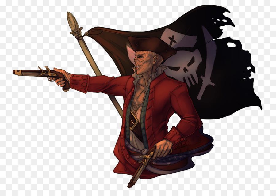 Pirate Avec Drapeau，Pirate PNG