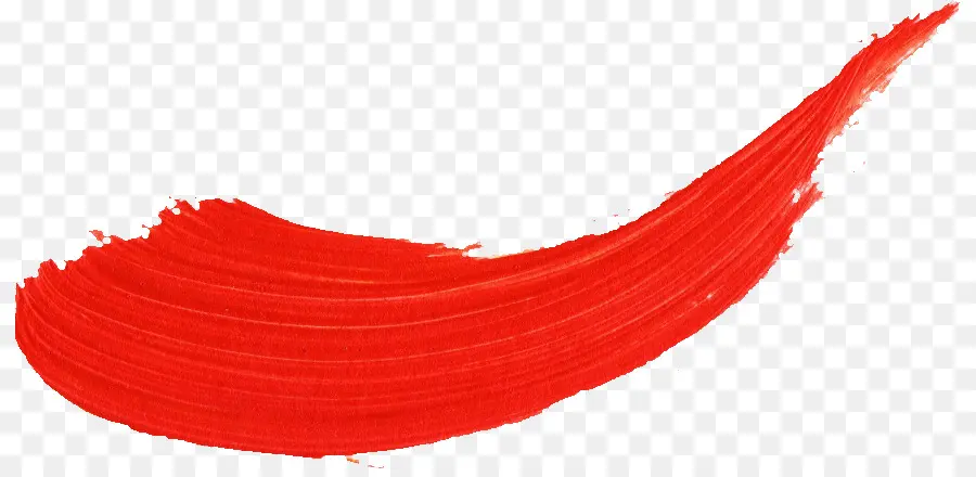 Coup De Pinceau Rouge，Peinture PNG