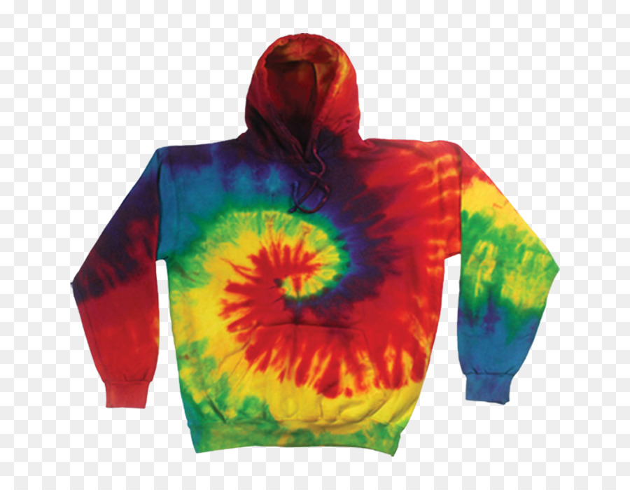 Sweat à Capuche Tie Dye，Coloré PNG