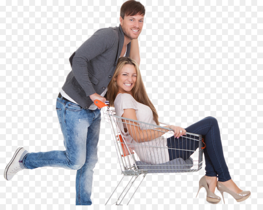 Couple Avec Panier，Amusant PNG