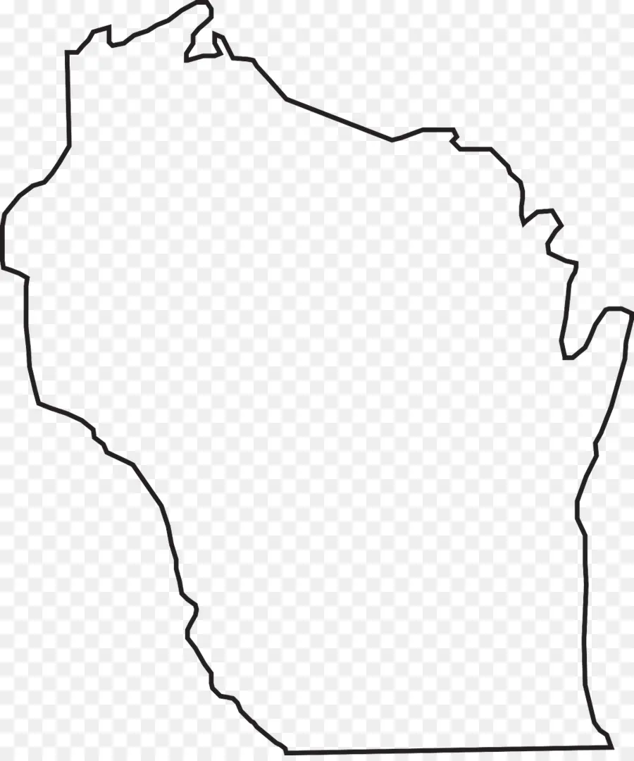 Carte Du Wisconsin，État PNG