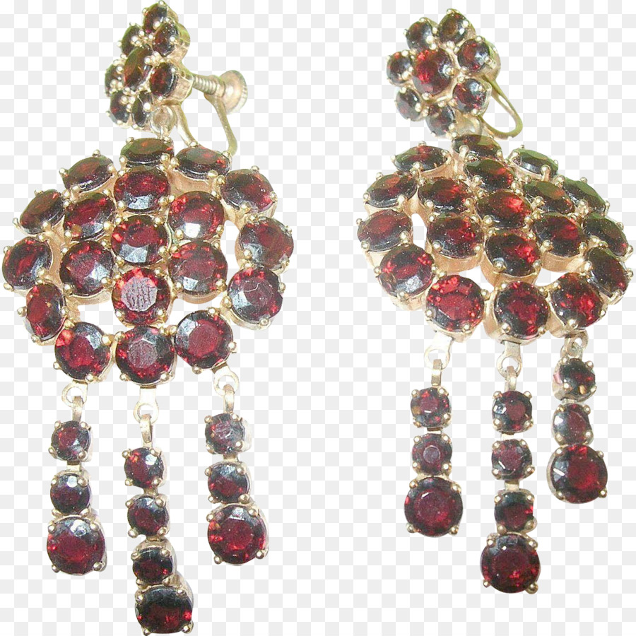 Boucle D Oreille，Rubis PNG