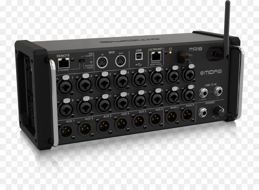 Midas Mr18，Audio Mixeurs PNG