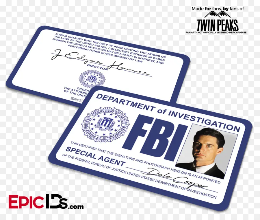 Carte D'identité Du Fbi，Identifiant PNG