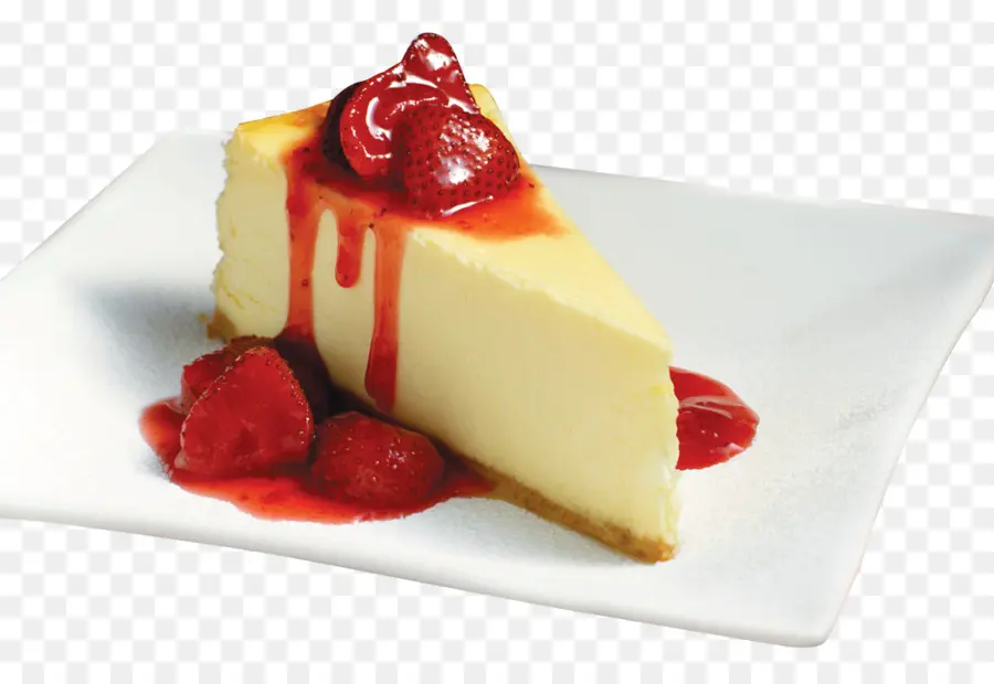 Tranche De Cheesecake，Fraise PNG