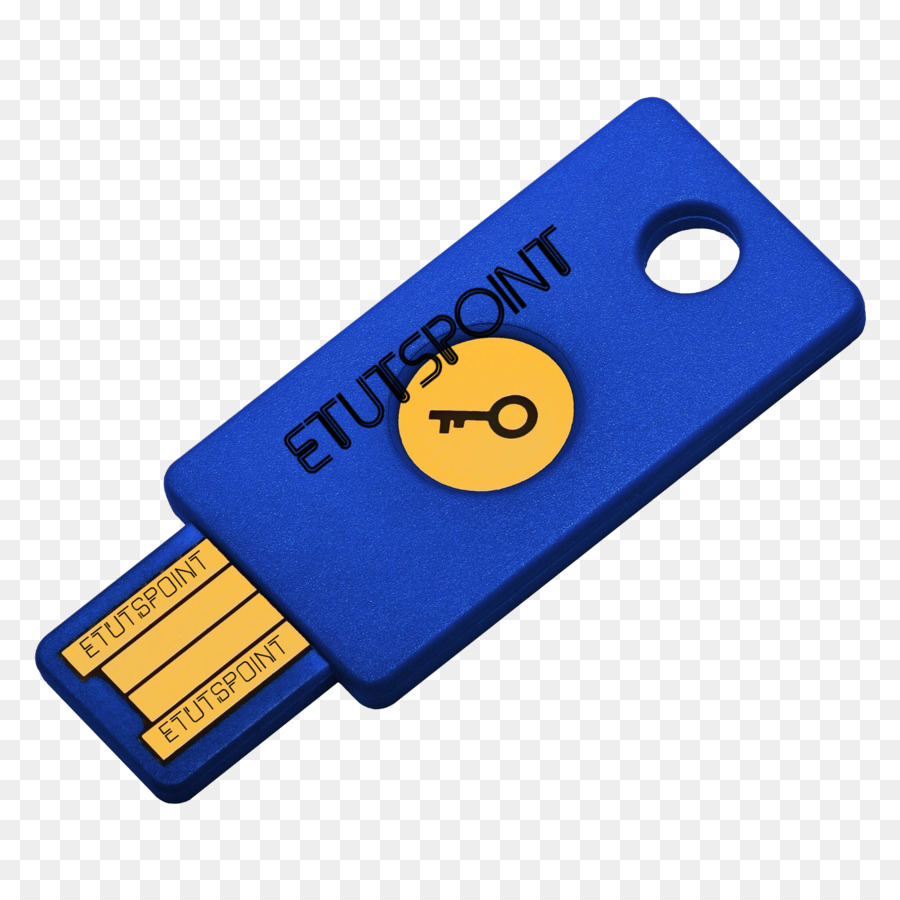 Clé De Sécurité Usb，Bleu PNG