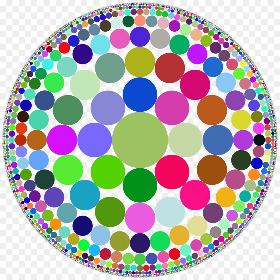 Points Colorés，Cercles PNG