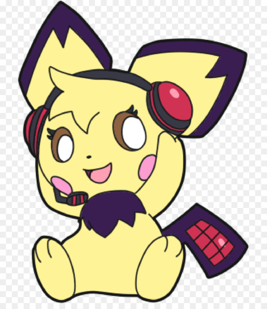 Pichu Avec Des écouteurs，Pokémon PNG