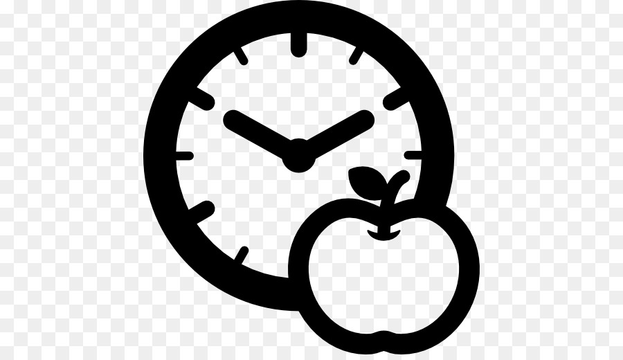 L'horloge Et Apple，Temps PNG