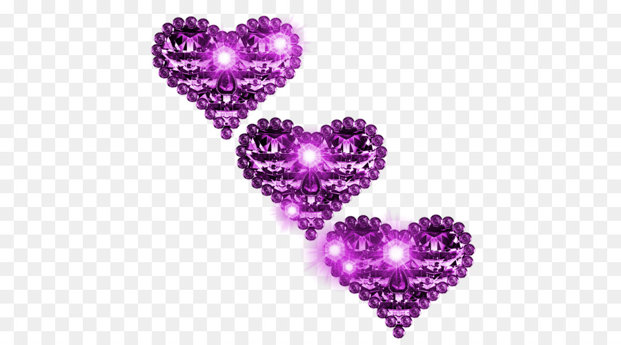 Diamants En Forme De Coeur，Gemmes PNG