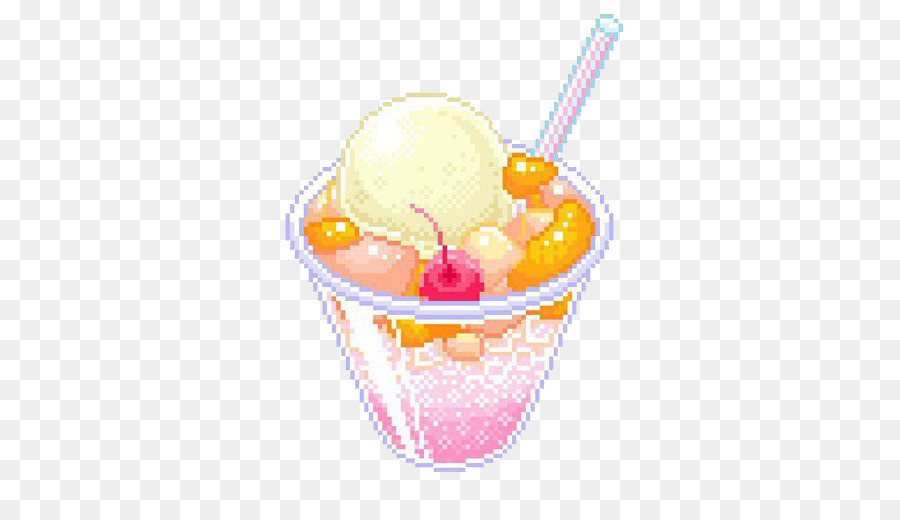 Le Pixel Art Crème Glacée Au Chocolat Lart Png Le Pixel