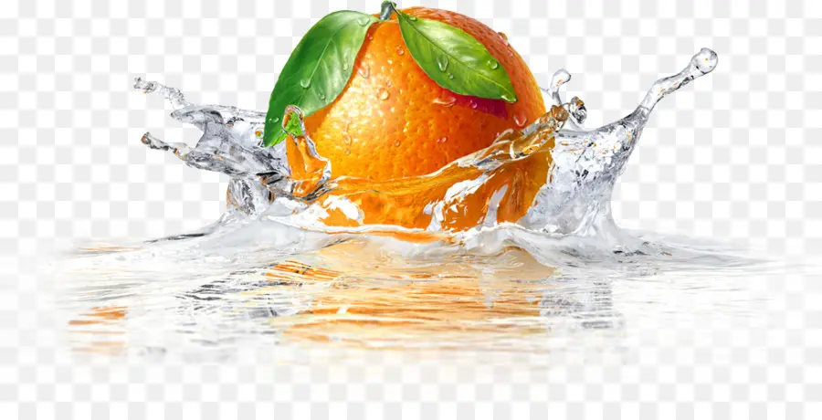 éclaboussure D'orange，Eau PNG