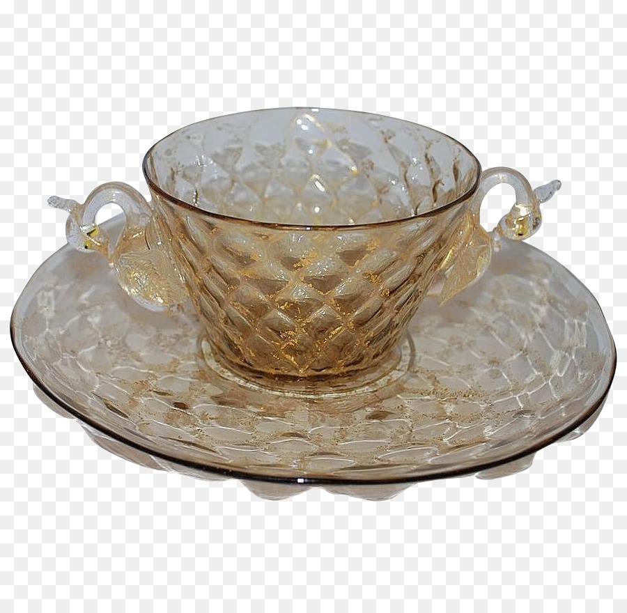 Tasse Et Soucoupe En Verre，Verres PNG