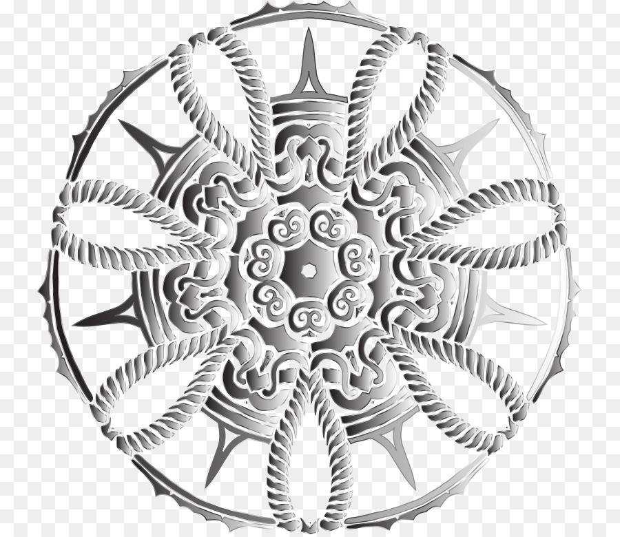 Mandala Argent，Conception PNG