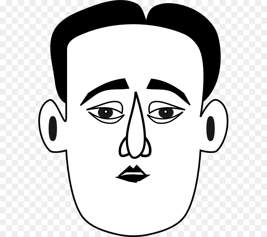 Visage De Dessin Animé，Expression PNG